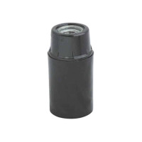 Патрон бакелітовий Е14 чорний, Чорний, Патрон