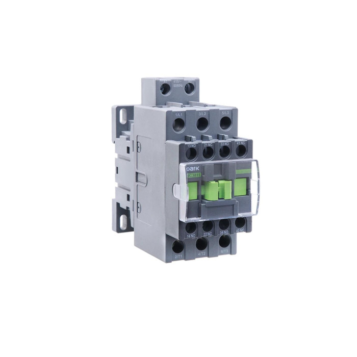 Контактор, 3 полюси, 38A AC-3, котушка 220 V AC, 2NC+2NO