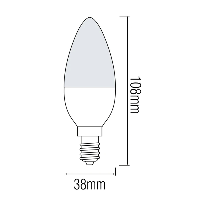 Cвітлодіодна лампа ULTRA-10 10W E14 6400К