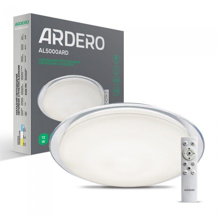 Світлодіодний світильник Ardero AL5000ARD STARLIGHT 72Вт Світлодіодний світильник Ardero AL5000ARD STARLIGHT 72Вт