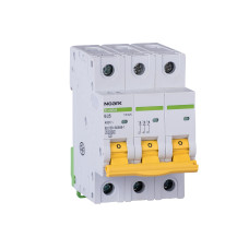 Автоматичний вимикач 10 kA, хар-ка C, 16 A, 3 полюси