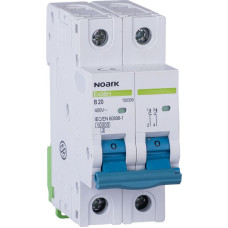 Автоматичний вимикач 10 kA, хар-ка D, 16 A, 1+N полюс