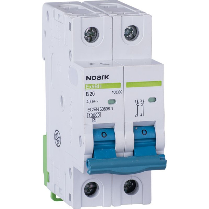 Автоматичний вимикач 10 kA, хар-ка D, 16 A, 1+N полюс