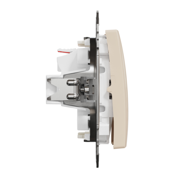 Двоклав вим з підсв Бежевий Sedna Design, Бежевий, Sedna Design & Elements