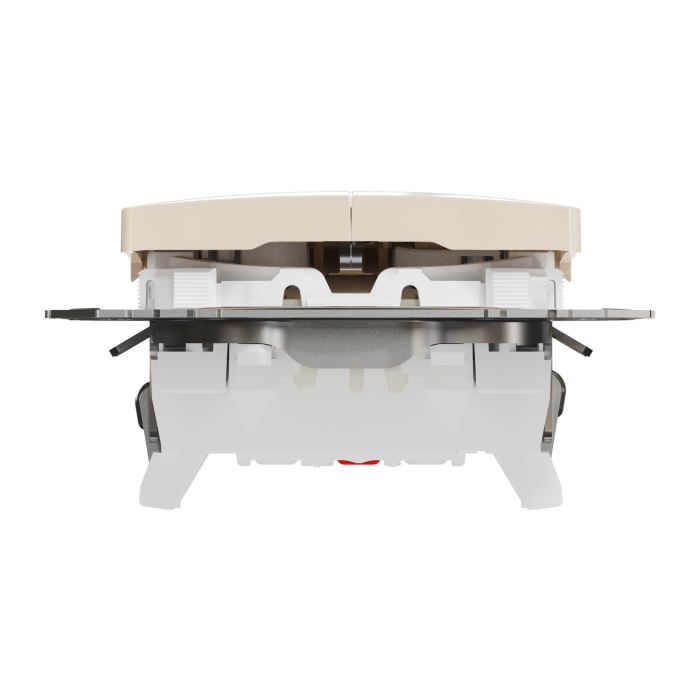 Двоклав вим з підсв Бежевий Sedna Design, Бежевий, Sedna Design & Elements