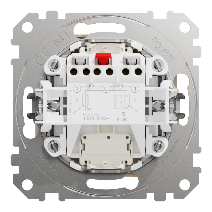 Двоклав вим з підсв Бежевий Sedna Design, Бежевий, Sedna Design & Elements