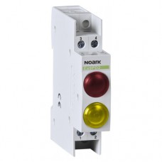 Модульний індикатор, 12V AC/DC, 1 червона LED and 1 жовта LED