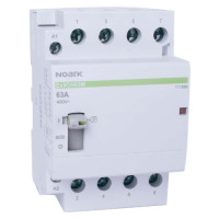 Модульний контактор з РК, 63A , 24V AC, 2NO+2NC контакти