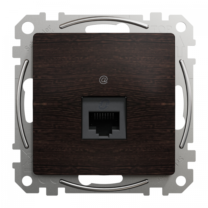 Од розRJ45 CAT 5E UTP Вен Sedna Elements, Венге, Sedna Design & Elements