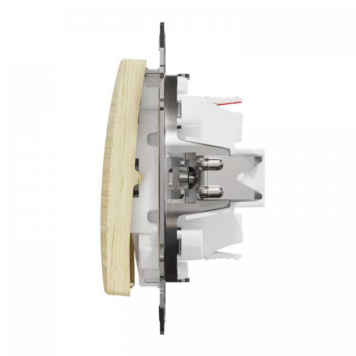 Однокл перемикач Береза Sedna Elements, Береза, Sedna Design & Elements