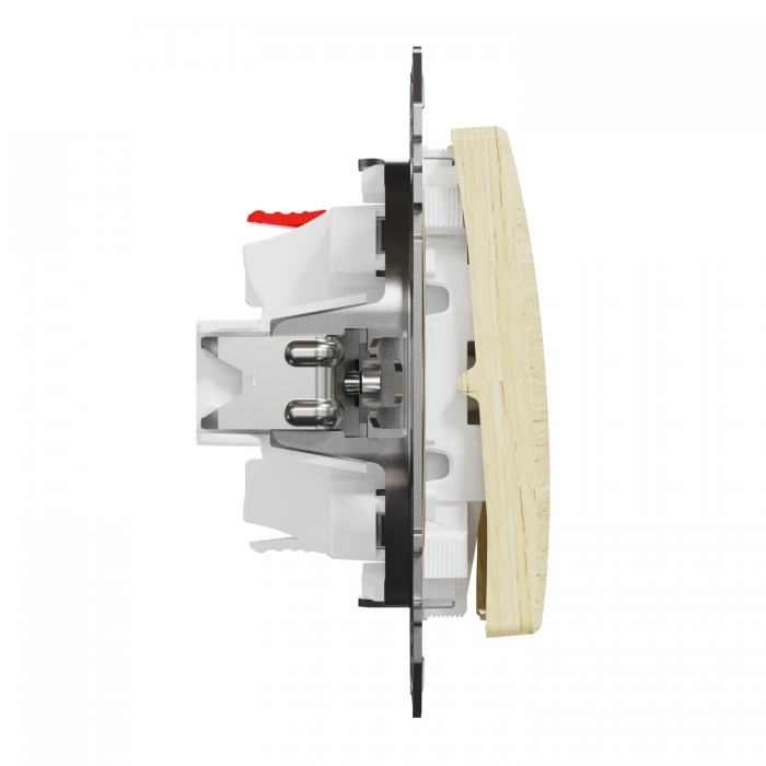 Однокл перемикач Береза Sedna Elements, Береза, Sedna Design & Elements