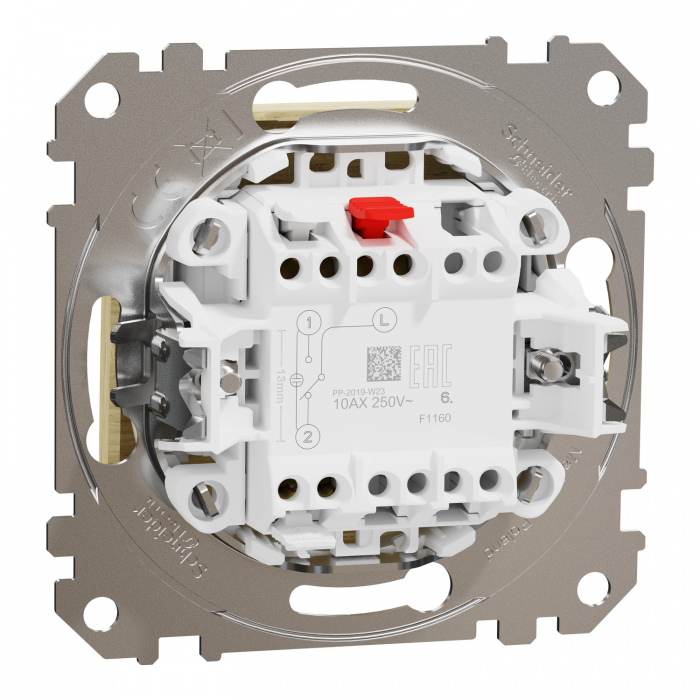 Однокл перемикач Береза Sedna Elements, Береза, Sedna Design & Elements