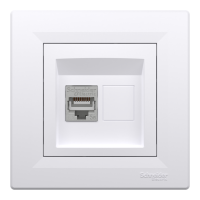 РОЗЕТКА КОМП-НА БІЛА ASFORA, Asfora