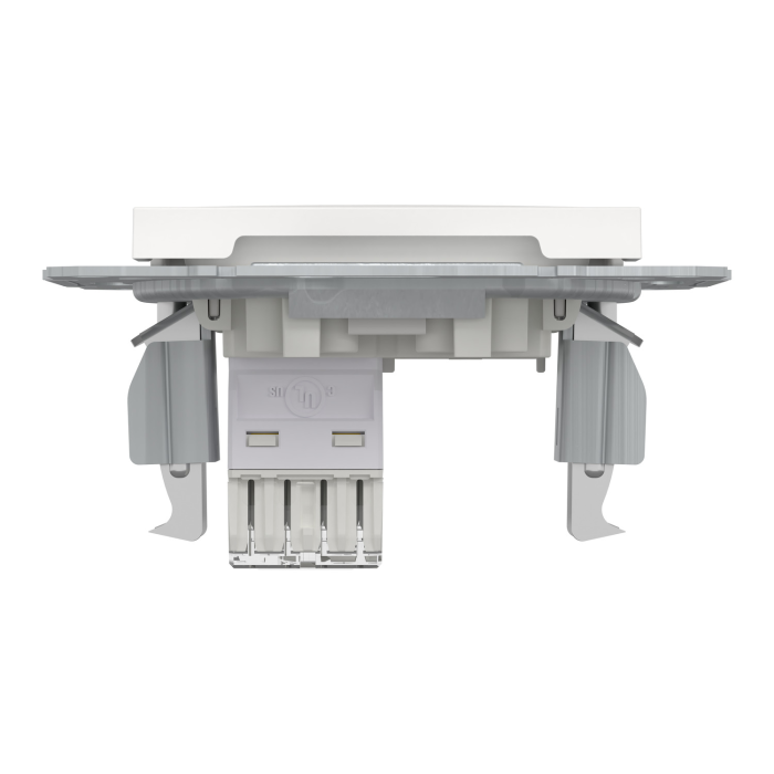 Розетка RJ45 UTP кат 5E білий Asfora б/р, Asfora