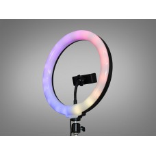 RGB селфі лампа, 26см, без штативу
