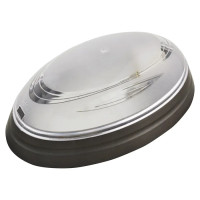 Світильник пластиковий Овал Нінова димчатий, Світильники стельові LED