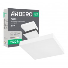 Світлодіодний накладний світильник Ardero AL808 24Вт 5000K білий