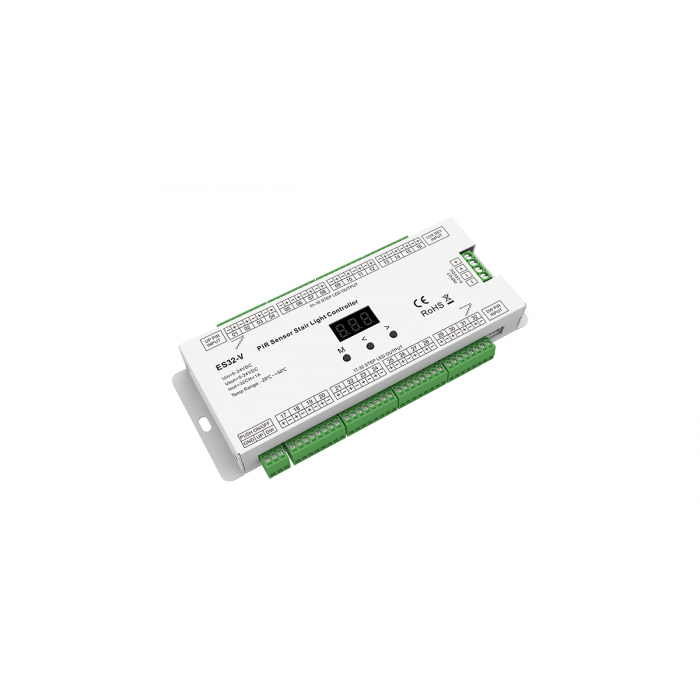 LED-контролер DEYA для сходів з датчиком PIR 5-24VDC, 1A*32CH (ES32-V)