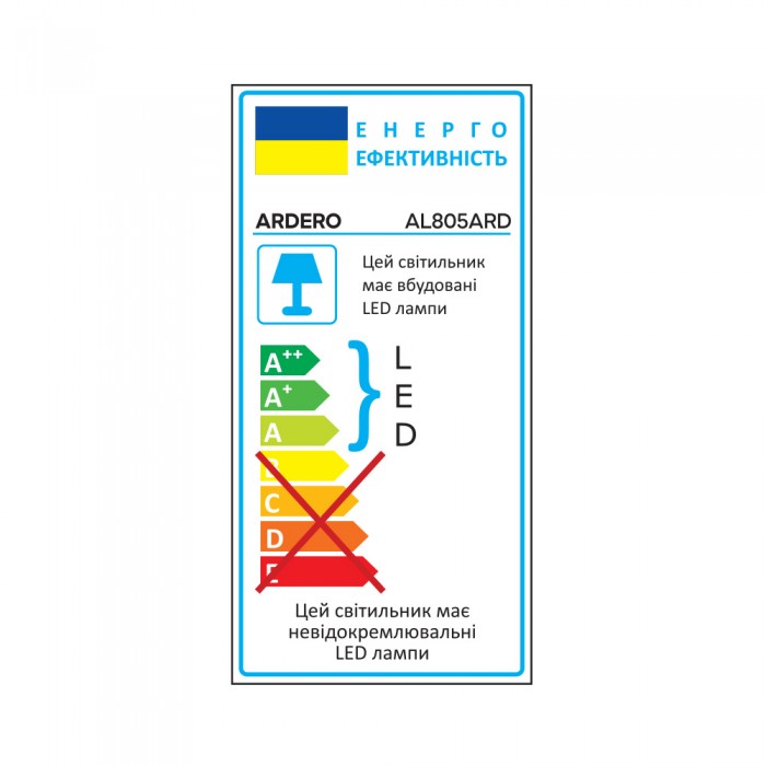 Світлодіодний накладний світильник Ardero AL805ARD 24Вт 5000K білий