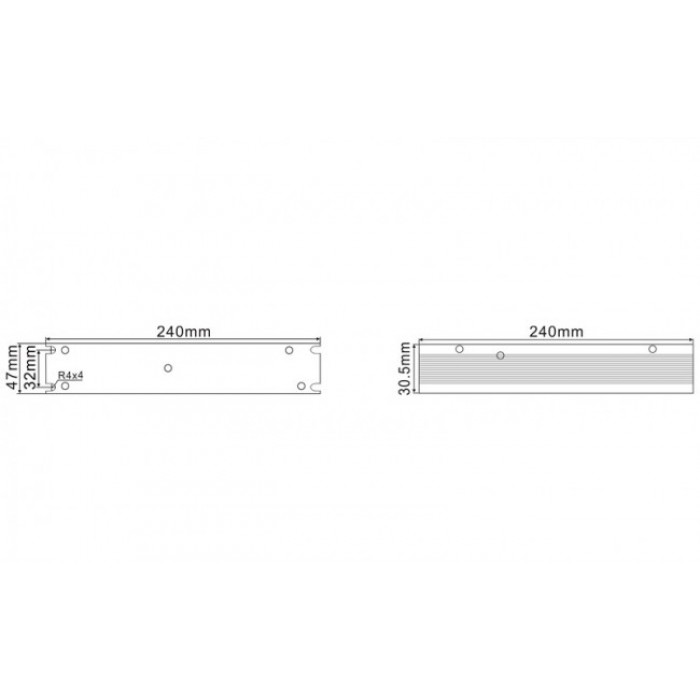 Блок живлення DEYA Slim 200W DC24V (DHS-200-24)