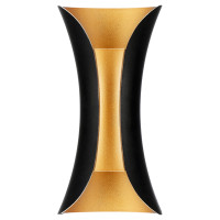 Світлодіодний світильник садово-парковий MARVEL-10 чорний з золотом, Світильники паркові