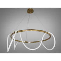 Підвісна лед люстра до кухні шланг, потужністю 48W, колір бронзи