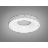 Білий круглий точковий світильник з алюмінію