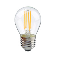 Світлодіодна лампа FILAMENT BALL-6 6W Е27 2700К, Лампи світлодіодні