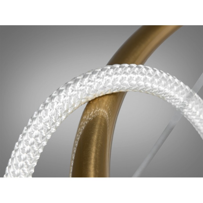 Підвісна лед люстра до кухні шланг, потужністю 48W, колір бронзи