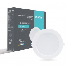 Світлодіодний вбудований світильник Ledcoin AL512 22Вт 6500K