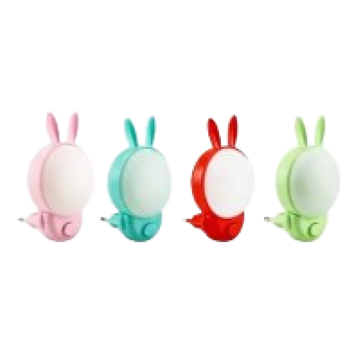 BUNNY 2CCT Нічник LED 1W 30Lm 220-240V 69,1x98мм. зайчик блакитний/200, Нічники