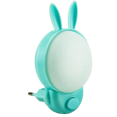 BUNNY 2CCT Нічник LED 1W 30Lm 220-240V 69,1x98мм. зайчик блакитний/200, Нічники