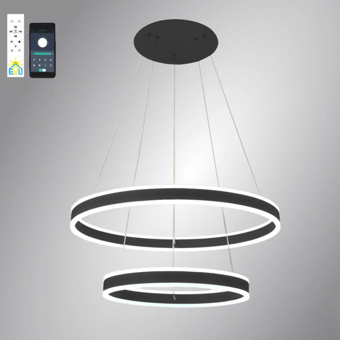 Керована світлодіодна люстра (арт.10418)