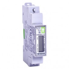 Лічильник електроенергії 1-фазний, 1 MU, 45 A, Mbus, 2-тарифний, LCD дисплей