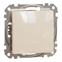 Однокл перемикач Бежевий Sedna Design, Бежевий, Sedna Design & Elements