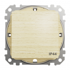 Однокл вим IP44 Береза Sedna Elements, Береза, Вимикач