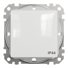Проміж вимикач IP44 Білий Sedna Design, Білий, Вимикач