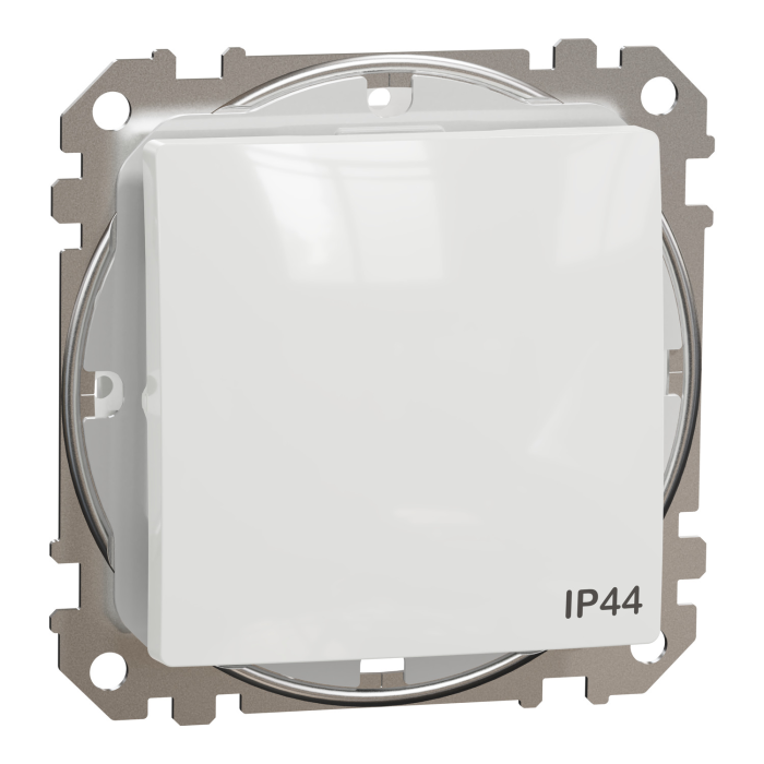 Проміж вимикач IP44 Білий Sedna Design, Білий, Вимикач