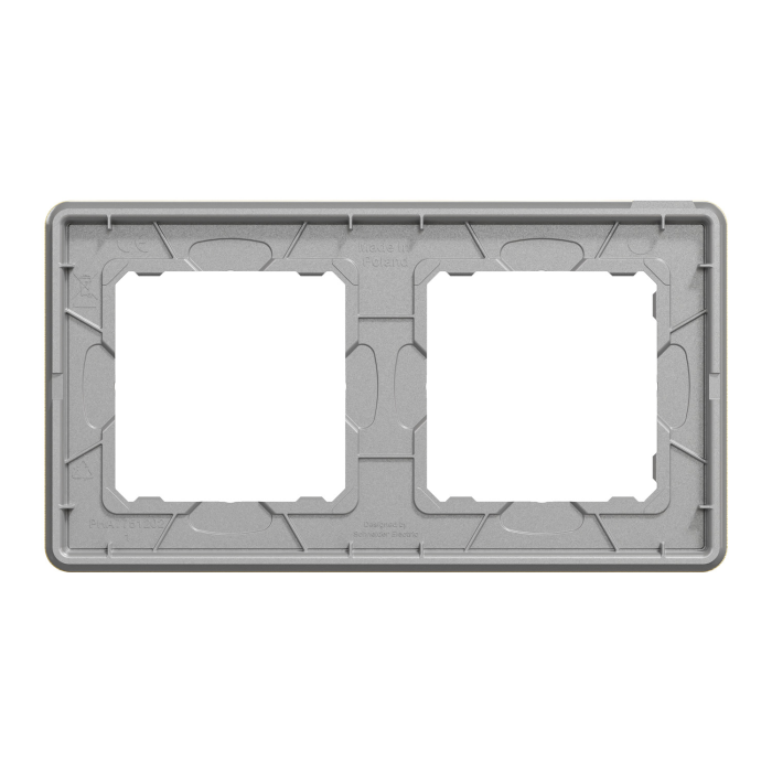 Рамка 2-пост Мат Золото Sedna Elements, Матове золото, Sedna Design & Elements