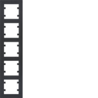 Рамка 5X вертикальна, Lumina-Intens, чорна