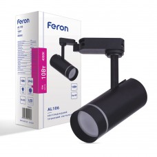 Світлодіодний трековий світильник Feron AL106 10Вт 4000K чорний