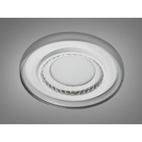 Круглий LED світильник з регулюванням кольору світла, 48W, білий