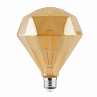 Світлодіодна лампа Filament RUSTIC DIAMOND-6 6W E27 2200К, Лампи світлодіодні