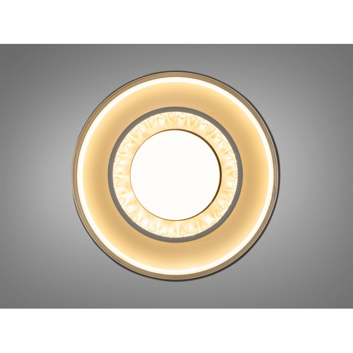 Круглий LED світильник з регулюванням кольору світла, 48W, білий