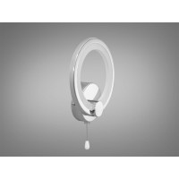 Декоративне світлодіодне бра приліжкове, хром, 17 Вт