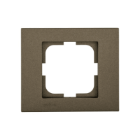 Рамка одинарна Grano Мока/12/240, Мока, Рамка одинарна