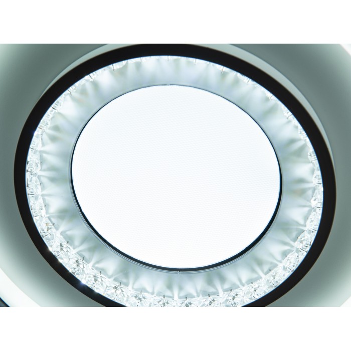 Круглий LED світильник з регулюванням кольору світла, 48W, білий