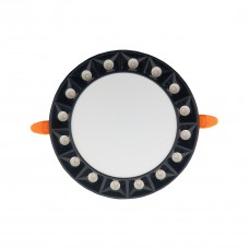 Світлодіодний світильник вбудований LED HARLEY-16 16W 3000K-6500K чорний, Білий, Світильники вбудовані