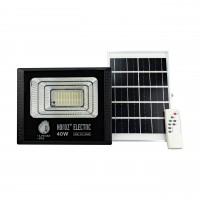 Прожектор світлодіодний з сонячною панеллю TIGER-40 40W 6400K, Світильники вуличні/прожектори на сонячних батареях