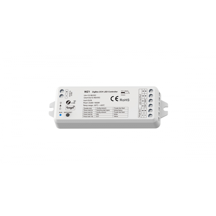 LED-контролер DEYA DIM 12-36VDC, 5A*2CH (WZ1)